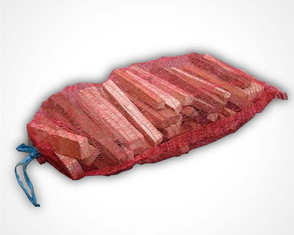 Grote zak aanmaakhout