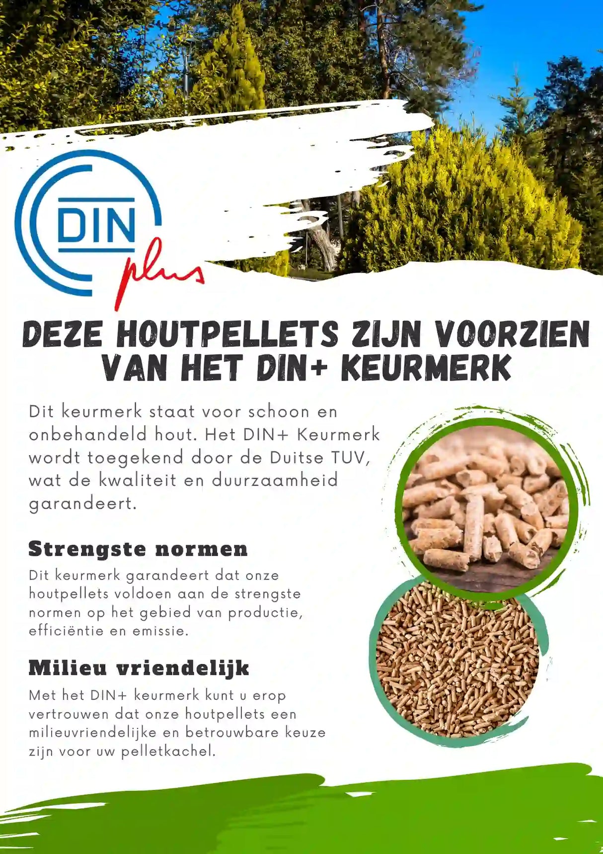 DIN+ Houtpellets | 70 zakken