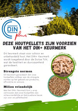 DIN+ Houtpellets | 70 zakken